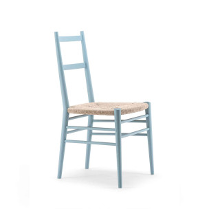 Стул Alpha 2523 Natural/Blue (2523.140SE RAL5012)